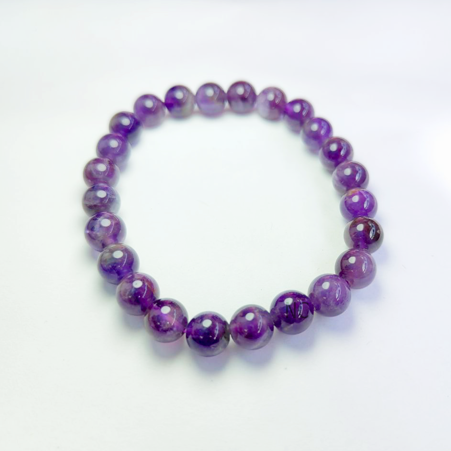 Amethyst Calm Energy Bracelet – Natural Purple Stone for Stress Relief, Sleep & Intuition - Image 3