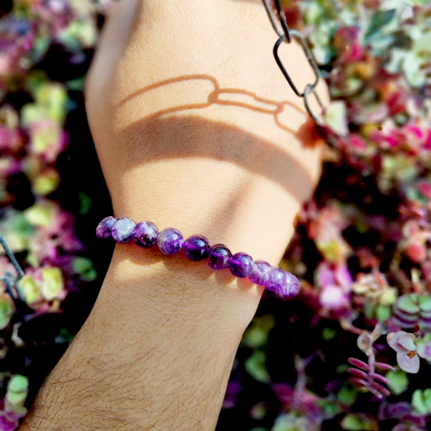 Amethyst Calm Energy Bracelet – Natural Purple Stone for Stress Relief, Sleep & Intuition