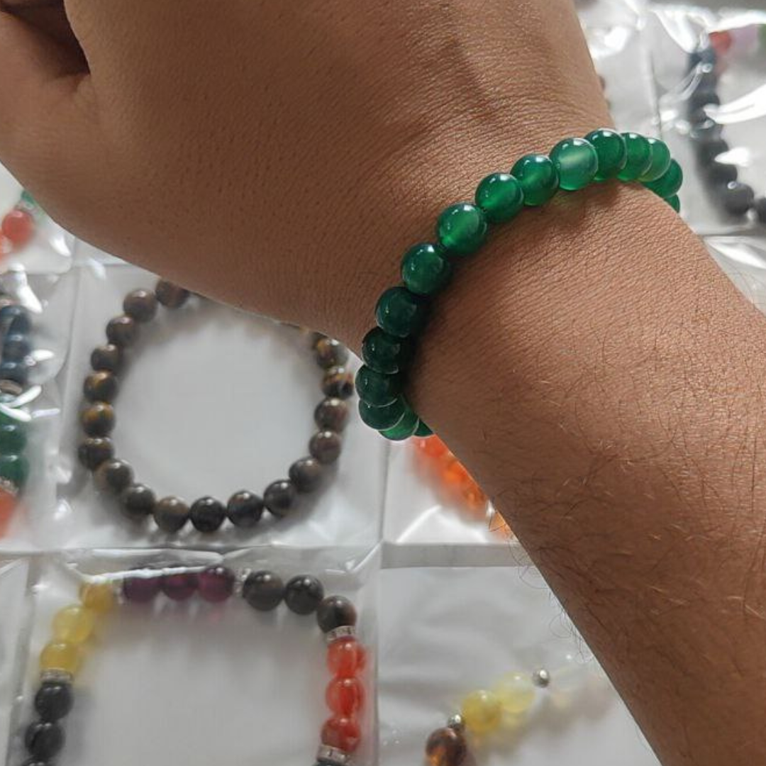 Green Aventurine Luck & Healing Bracelet – Heart Chakra Stone for Growth & Emotional Ease