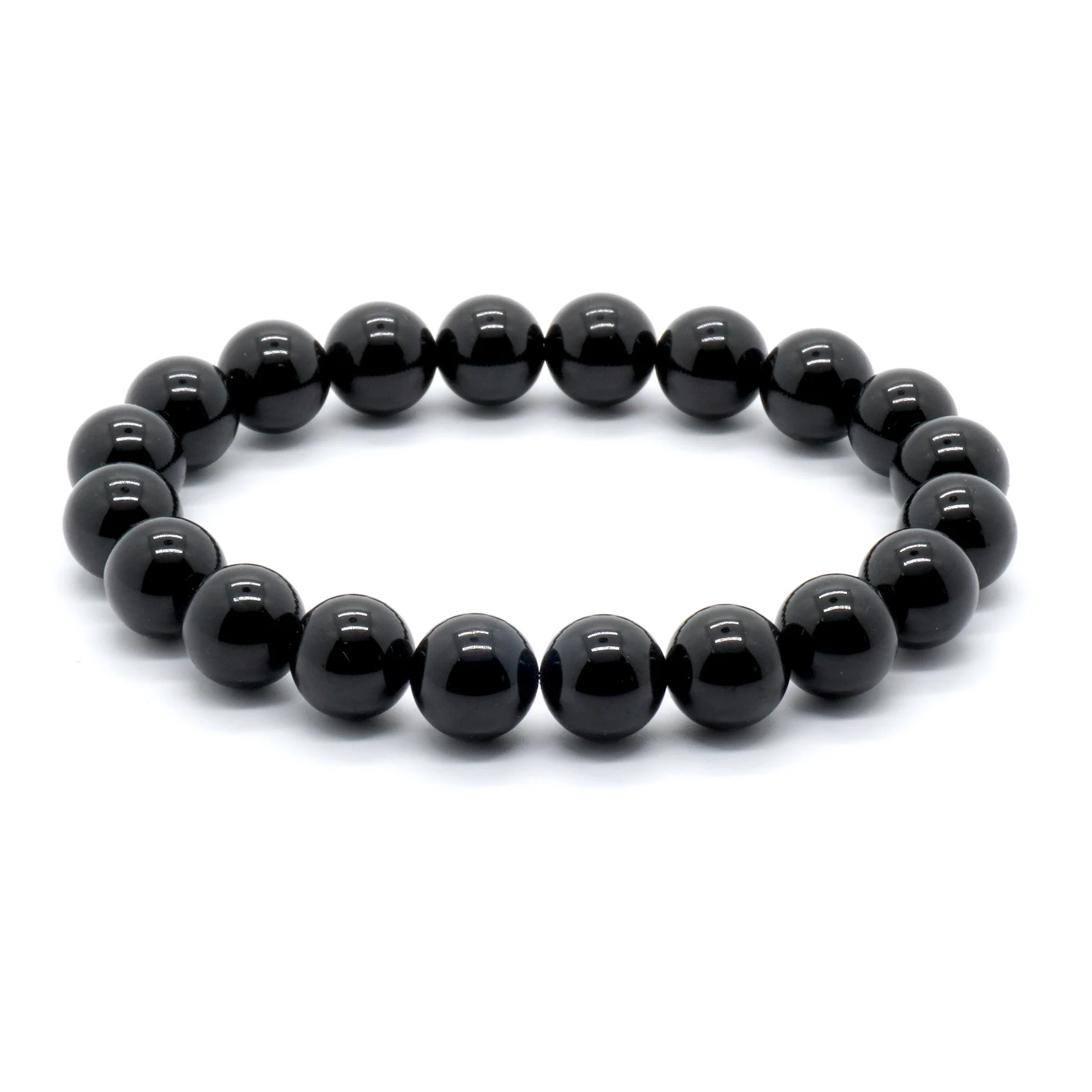 Black Tourmaline Protection Bracelet – EMF Shielding Crystal for Negativity Block & Aura Cleansing - Image 2